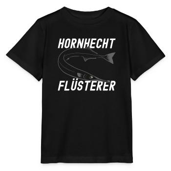 Hornhecht Flüsterer - Stanley/Stella Kinder T-Shirt MINI CREATOR  - Schwarz - Vorne - Mikhail (115cm)