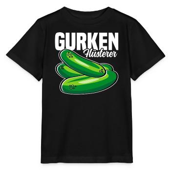 Gurken Flüsterer - Stanley/Stella Kinder T-Shirt MINI CREATOR  - Schwarz - Vorne - Mikhail (115cm)