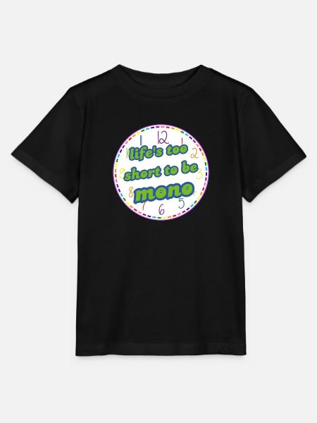 Das Leben ist zu kurz, um Pfeiffer zu sein - Stanley/Stella Kinder T-Shirt MINI CREATOR - Schwarz