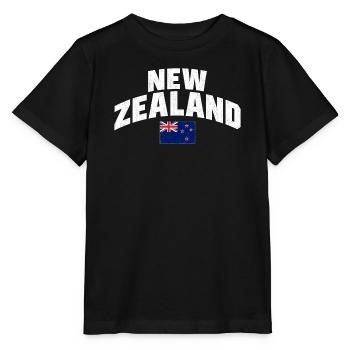 New Zealand - Neuseeland - Aotearoa - Auckland - Stanley/Stella Kinder T-Shirt MINI CREATOR  - Schwarz - Vorne - Mikhail (115cm)