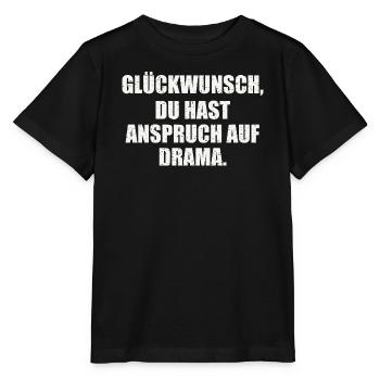 Sarkasmus - Stanley/Stella Kinder T-Shirt MINI CREATOR  - Schwarz - Vorne - Mikhail (115cm)