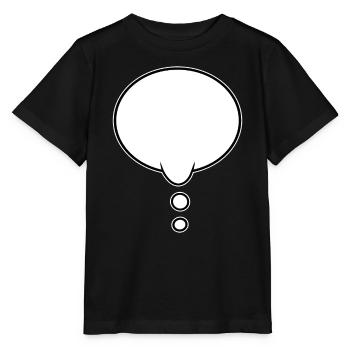 Denkblase Design - Stanley/Stella Kinder T-Shirt MINI CREATOR  - Schwarz - Vorne - Mikhail (115cm)