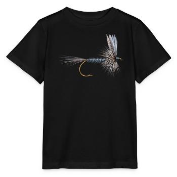 Blue Dun Streamer - Stanley/Stella Kinder T-Shirt MINI CREATOR  - Schwarz - Vorne - Mikhail (115cm)