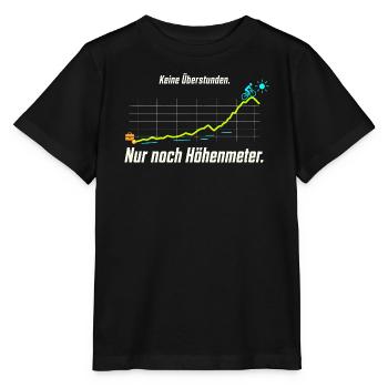Rentner Fahrrad Ruhestand Radfahren - Stanley/Stella Kinder T-Shirt MINI CREATOR  - Schwarz - Vorne - Mikhail (115cm)