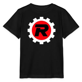 REVOLT™ ITALIEN Ausrüstung in SCHWARZ+WEISS+ROT - Stanley/Stella Kinder T-Shirt MINI CREATOR  - Schwarz - Vorne - Mikhail (115cm)