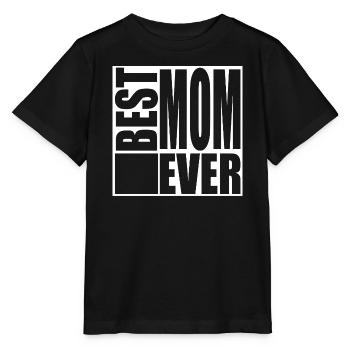 Best Mom Beste Mutter - Stanley/Stella Kinder T-Shirt MINI CREATOR  - Schwarz - Vorne - Mikhail (115cm)