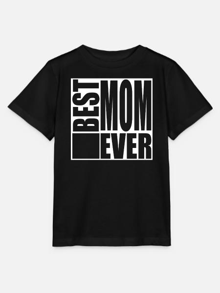 Best Mom Beste Mutter - Stanley/Stella Kinder T-Shirt MINI CREATOR  - Schwarz