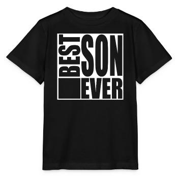 Bester Sohn Geschenk - Stanley/Stella Kinder T-Shirt MINI CREATOR  - Schwarz - Vorne - Mikhail (115cm)