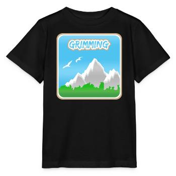 Grimming als Berg - Stanley/Stella Kinder T-Shirt MINI CREATOR  - Schwarz - Vorne - Mikhail (115cm)