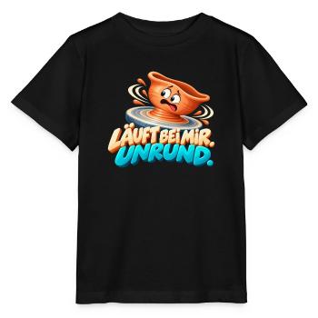 Läuft bei mir Unrund - Stanley/Stella Kinder T-Shirt MINI CREATOR  - Schwarz - Vorne - Mikhail (115cm)