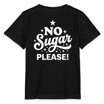 No Sugar Please Retro-Skript - Stanley/Stella Kinder T-Shirt MINI CREATOR  - Schwarz - Vorne - Mikhail (115cm)