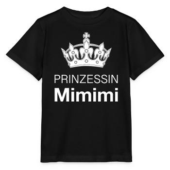 Prinzessin Mimimi Sprüche Humor Heul Leise - Stanley/Stella Kinder T-Shirt MINI CREATOR  - Schwarz - Vorne - Mikhail (115cm)
