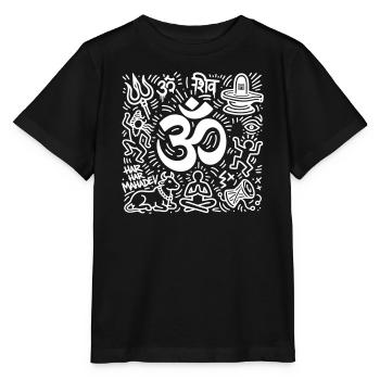 Hinduismus - Stanley/Stella Kinder T-Shirt MINI CREATOR  - Schwarz - Vorne - Mikhail (115cm)