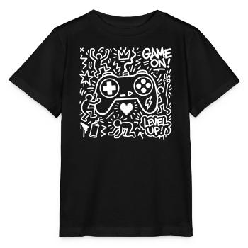 Gaming - Stanley/Stella Kinder T-Shirt MINI CREATOR  - Schwarz - Vorne - Mikhail (115cm)