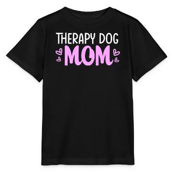 Therapiehund - Stanley/Stella Kinder T-Shirt MINI CREATOR  - Schwarz - Vorne - Mikhail (115cm)