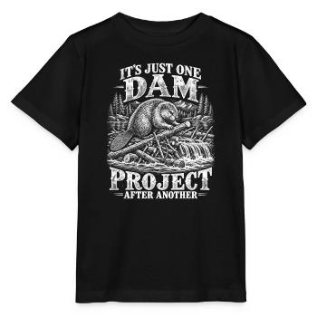 Dammprojekt: Outdoor Humor Kollektion - Stanley/Stella Kinder T-Shirt MINI CREATOR  - Schwarz - Vorne - Mikhail (115cm)