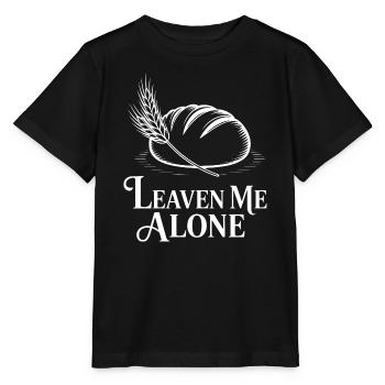 Leave Me Alone Logo T-Shirt - Stanley/Stella Kinder T-Shirt MINI CREATOR  - Schwarz - Vorne - Mikhail (115cm)