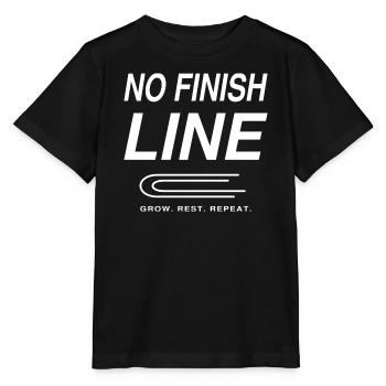 No Finish Line Endurance Hymne - Stanley/Stella Kinder T-Shirt MINI CREATOR  - Schwarz - Vorne - Mikhail (115cm)