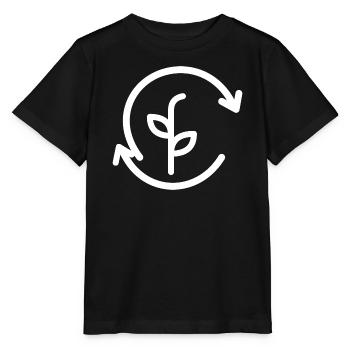 Sprout Circle Wachstumsemblem - Stanley/Stella Kinder T-Shirt MINI CREATOR  - Schwarz - Vorne - Mikhail (115cm)