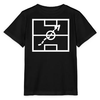 Weg zum Zielfeld Route - Stanley/Stella Kinder T-Shirt MINI CREATOR  - Schwarz - Vorne - Mikhail (115cm)