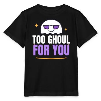 Too Ghoul for You Funny Halloween Ghost Sunglasses - Stanley/Stella Kinder T-Shirt MINI CREATOR  - Schwarz - Vorne - Mikhail (115cm)
