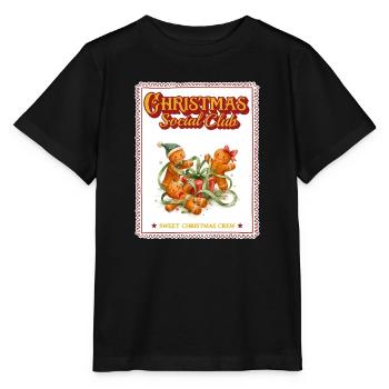 Christmas Social Club Lebkuchen Geschenke Retro - Stanley/Stella Kinder T-Shirt MINI CREATOR  - Schwarz - Vorne - Mikhail (115cm)