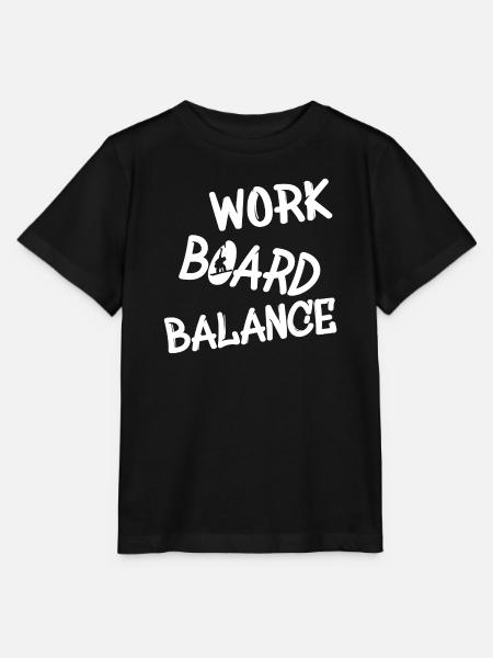 Snowboard - work board balance - Stanley/Stella Kinder T-Shirt MINI CREATOR  - Schwarz