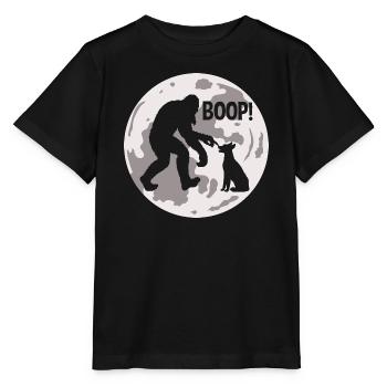 Funny Bigfoot Yeti Boop The Snoot Dog Humor - Stanley/Stella Kinder T-Shirt MINI CREATOR  - Schwarz - Vorne - Mikhail (115cm)