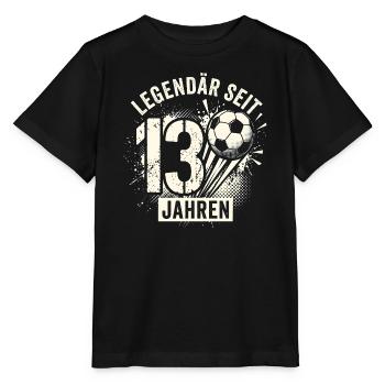 Fußball Geburtstag 13 Jahre Legendär - Stanley/Stella Kinder T-Shirt MINI CREATOR  - Schwarz - Vorne - Mikhail (115cm)