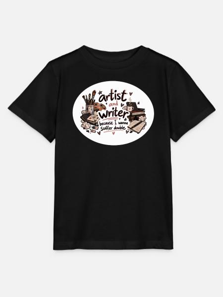 Künstler- und Autorenduo - Stanley/Stella Kinder T-Shirt MINI CREATOR  - Schwarz