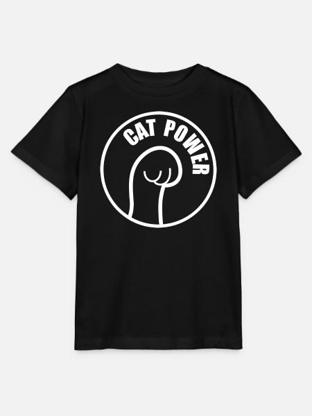 Katzenkraft - Stanley/Stella Kinder T-Shirt MINI CREATOR  - Schwarz