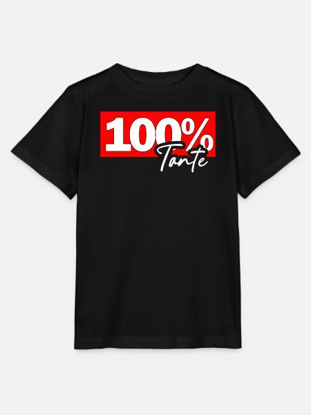 100% Tante Shirtdesign - Stanley/Stella Kinder T-Shirt MINI CREATOR  - Schwarz