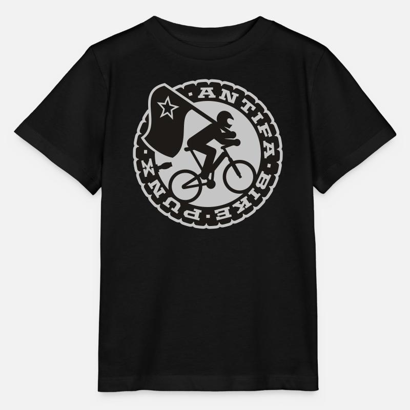 bike punks - Stanley/Stella Kinder T-Shirt MINI CREATOR - Schwarz