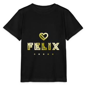 Felix Herz - Stanley/Stella MINI CREATOR Kids’ T-Shirt - black - Front - Mikhail (115cm)