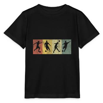 Fußball Fußballspieler Fußballer Verein Mannschaft - Stanley/Stella Kinder T-Shirt MINI CREATOR  - Schwarz - Vorne - Mikhail (115cm)
