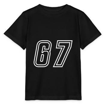 67 Numéro de numéro - T-shirt bio MINI CREATOR Stanley/Stella Enfant - noir - Devant - Mikhail (115cm)