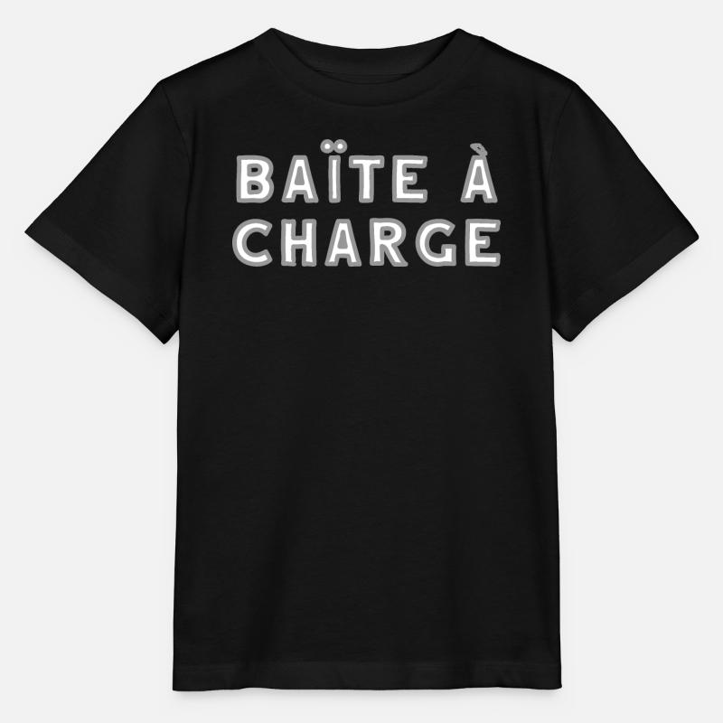 vendeen baite a charge - T-shirt bio MINI CREATOR Stanley/Stella Enfant - noir