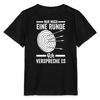 Bogen Sport Bogenschießen Bogen Geschenk - Stanley/Stella Kinder T-Shirt MINI CREATOR  - Schwarz - Vorne - Mikhail (115cm)