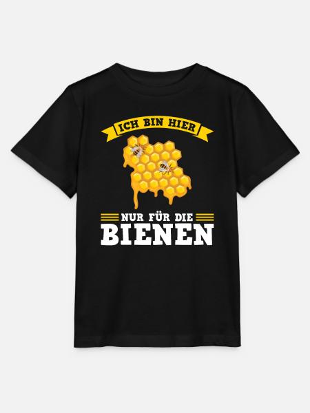 Imker Bienen Imkern Geschenk - Stanley/Stella Kinder T-Shirt MINI CREATOR  - Schwarz