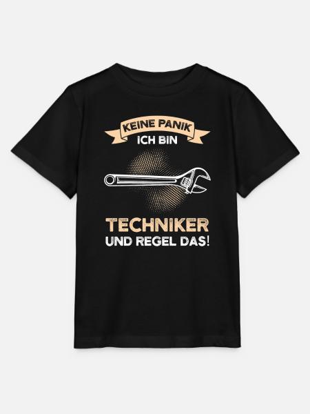 Techniker Beruf Fachmann Technik Geschenk - Stanley/Stella Kinder T-Shirt MINI CREATOR - Schwarz