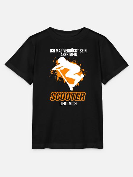 Scooter Roller Stehroller Geschenk - Stanley/Stella Kinder T-Shirt MINI CREATOR - Schwarz
