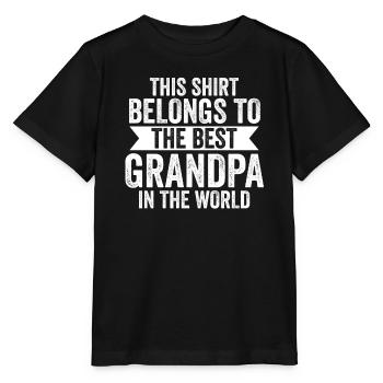 Großvater Großvater Großvater Geschenk - Stanley/Stella Kinder T-Shirt MINI CREATOR  - Schwarz - Vorne - Mikhail (115cm)