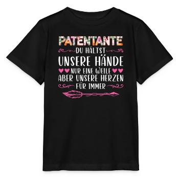 Patentante Taufe Taufpatin Geschenk - Stanley/Stella Kinder T-Shirt MINI CREATOR  - Schwarz - Vorne - Mikhail (115cm)