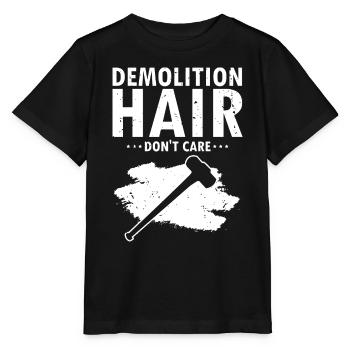 Démolition et rénovation de maisons - T-shirt bio MINI CREATOR Stanley/Stella Enfant - noir - Devant - Mikhail (115cm)
