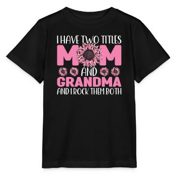mother mum mom mum Geschenk - Stanley/Stella Kinder T-Shirt MINI CREATOR  - Schwarz - Vorne - Mikhail (115cm)
