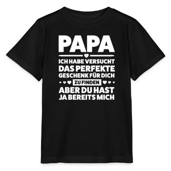 Opa Enkelkind Großvater Geschenk - Stanley/Stella Kinder T-Shirt MINI CREATOR  - Schwarz - Vorne - Mikhail (115cm)