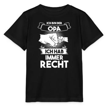 Opa Großvater Großeltern Geschenk - Stanley/Stella Kinder T-Shirt MINI CREATOR  - Schwarz - Vorne - Mikhail (115cm)
