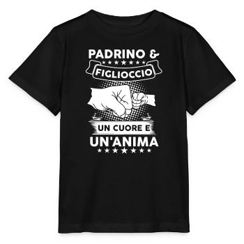 Pate & Patenkind Pate Patenkind Geschenk - Stanley/Stella Kinder T-Shirt MINI CREATOR  - Schwarz - Vorne - Mikhail (115cm)