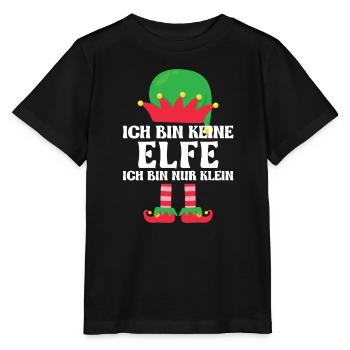 Weihnachten Elfe Elfen Geschenk - Stanley/Stella Kinder T-Shirt MINI CREATOR  - Schwarz - Vorne - Mikhail (115cm)