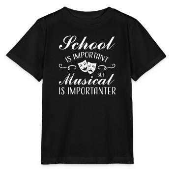 Theater Broadway-Musical Geschenk - Stanley/Stella Kinder T-Shirt MINI CREATOR  - Schwarz - Vorne - Mikhail (115cm)